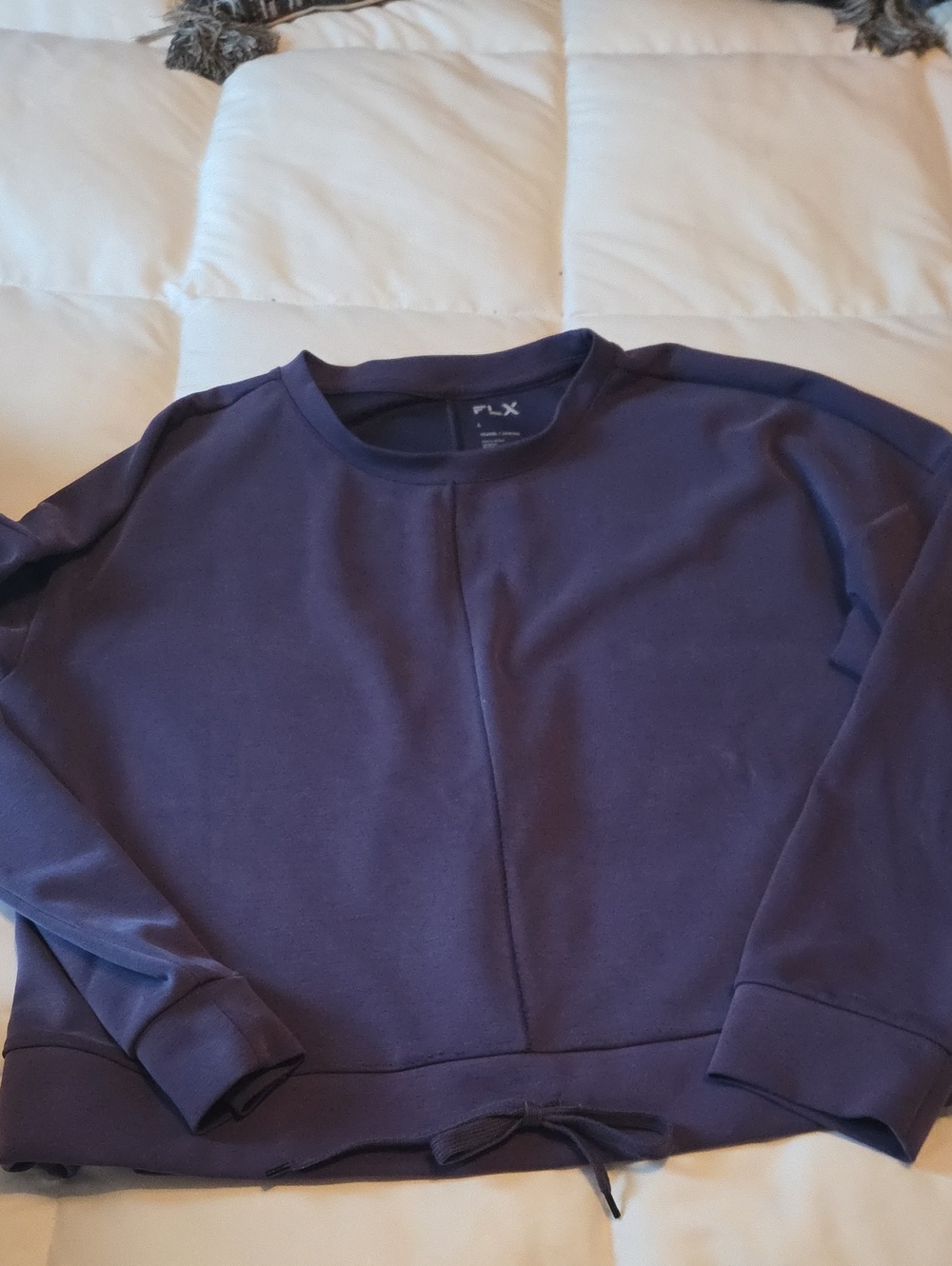 FLX Women's Crewneck Sweatshirt in Deep Purple
